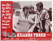 KILLERS THREE (1968) Lobby Card Set NM! w/ DICK CLARK