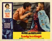 LADY IN A CAGE (1964) VF+ Lobby Card Set JAMES CAAN