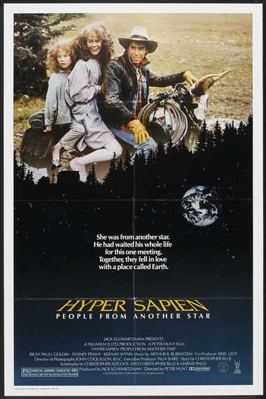 HYPER SAPIEN: PEOPLE FROM ANOTHER STAR (1986) One Sheet