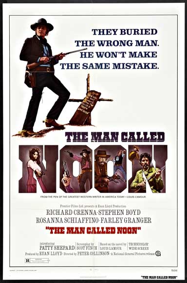 THE MAN CALLED NOON (1973) Onesheet RICHARD CRENNA