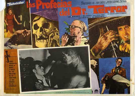 DR. TERROR'S HOUSE OF HORROR (1964) Mexican Lobby Cards