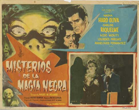 MYSTERIES OF BLACK MAGIC (1957) Mexican Lobby Card