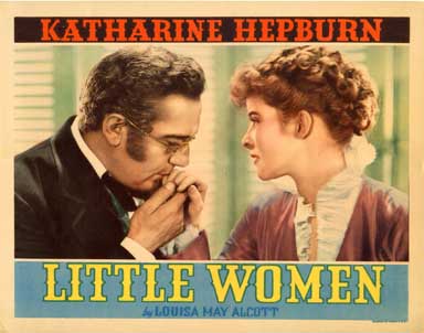 LITTLE WOMEN (1933) Lobby Card VF+!! KATHARINE HEPBURN