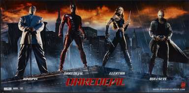 DAREDEVIL - Promational MOVIE POSTER - AFFLECK GARNER