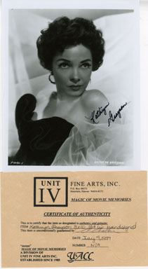 KATHRYN GRAYSON AUTOGRAPH on SEXY PORTRAIT PHOTOGRAPH