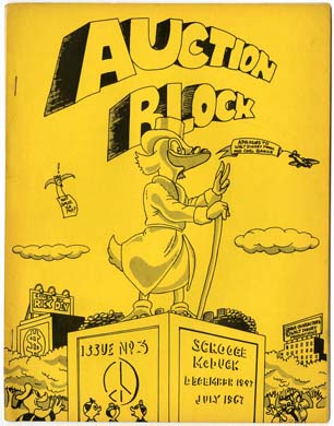AUCTION BLOCK #3 FANZINE Scrooge McDUCK HARVARD LAMPOON