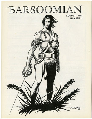 BARSOOMIAN  #1 (1969) BURROUGHS FANZINE  COCKRUM COVER