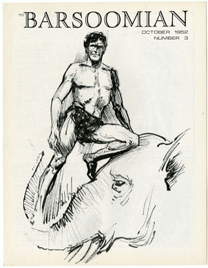 BARSOOMIAN  #3 (1969) ER BURROUGHS Fanzine HABBLITZ CVR