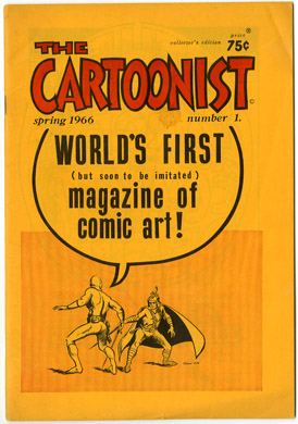 CARTOONIST #1 (1966) Ronn FOSS Art BATMAN TV Series