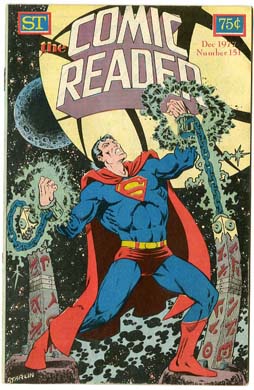 COMIC READER #151 FANZINE 1977 Jim STARLIN Superman CVR