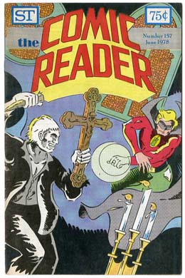 COMIC READER #157 FANZINE (1978) G.A. Green Lantern CVR