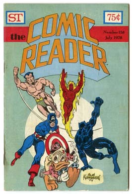 COMIC READER #158 FANZINE (1978) HEMBECK BACK CVR