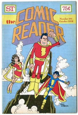 COMIC READER #161 FANZINE '78 Hembeck SHAZAM Family CVR