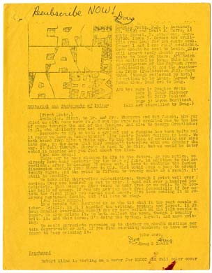 CRIFANAC #3 FANZINE (1969) Comics PERSONALZINE R. Kline