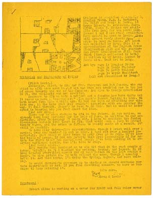 CRIFANAC #3 FANZINE (197?) Scarce Personalzine