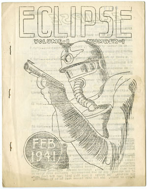 ECLIPSE #1 FANZINE (1941) EARLY SCIENCE FICTION ZINE