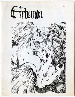 ERBANIA #25 FANZINE (1970) Roy KRENKEL BURROUGHS ERB