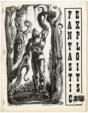 FANTASTIC EXPLOITS #15 FANZINE (1970) FRAZETTA REPRINTS