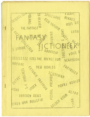 FANTASY FICTIONEER #2 FANZINE (1940) FORRY ACKERMAN