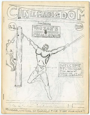 CINEMAGICDOM #1 FANZINE (1964) TARZAN TIME MACHINE