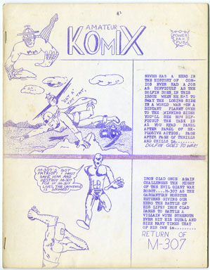 AMATEUR KOMIX #2 FANZINE (1965) GEMIGNANI Gary ACORD