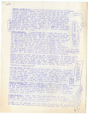 TALLY-HO #10 FANZINE (1969) LARRY HERNDON PERSONALZINE