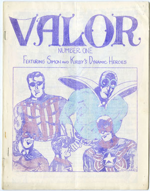 VALOR #1 FANZINE (1965) SIMON-KIRBY / SPIDER-MAN SPOOF