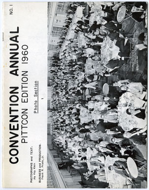 PITTCON 1960 PROGRAM - PHOTO ED. FANZINE HARLAN ELLSION