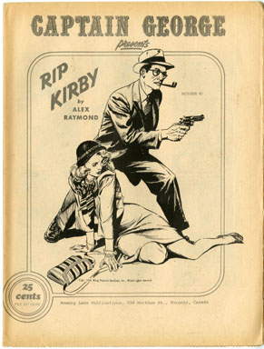CAPTAIN GEORGE PRESENTS #45 FANZINE RIP KIRBY 1971