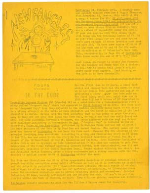 NEWFANGLES #44 FANZINE (1970) Don & Maggie THOMPSON