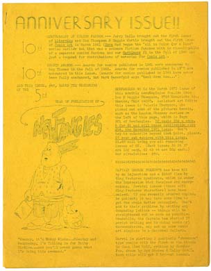 NEWFANGLES #45 FANZINE (1970) Don & Maggie THOMPSON