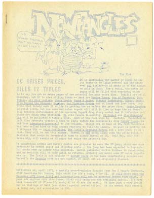 NEWFANGLES #46 FANZINE (1970) Don & Maggie THOMPSON