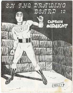 ON THE DRAWING BOARD #59 FANZINE (1967) ALAN HANLEY