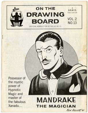 ON THE DRAWING BOARD #60 FANZINE (1967) R. FOSS BUCKLER