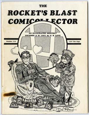 ROCKET'S BLAST COMICOLLECTOR #116 FANZINE (1975) ROSA