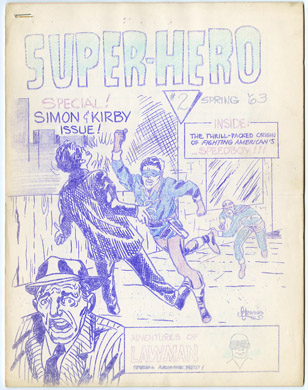 SUPER-HERO #2 (1963) FANZINE BILJO WHITE GRASS GREENE