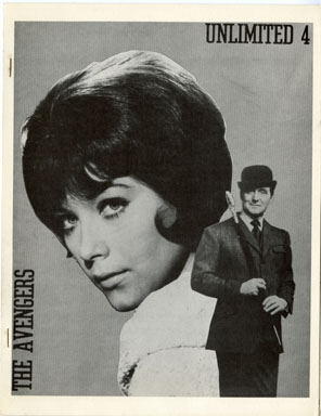 UNLIMITED #4 (1968) FANZINE / ADZINE AVENGERS CVR Steed