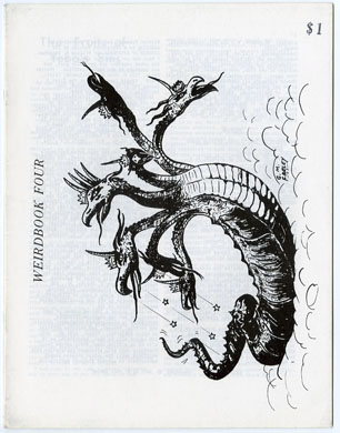 WEIRDBOOK #4 (1971) FANZINE AMA-FICTION ZINE