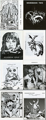 WEIRDBOOK #1 - 8 (1969-1974) FANZINE LOT VF/NM COPIES