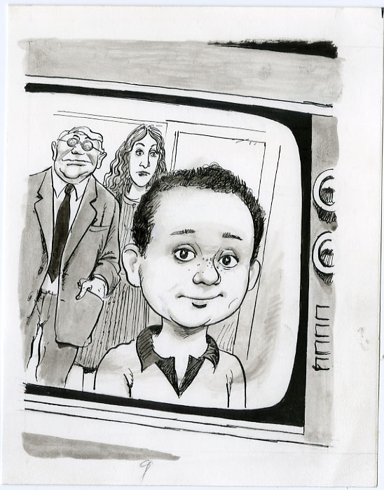 HARRY NORTH - MAD #255 SITCOM KID ORIGINAL ART