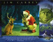 HOW THE GRINCH STOLE CHRISTMAS (2000) LobbyCard Set NM- Jim CARREY
