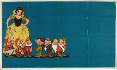 SNOW WHITE & THE SEVEN DWARFS (1937) PROMOTIONAL POSTER