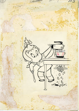 WARREN KREMER - PLAYFUL LITTLE AUDREY #103 CVR ORIG ART