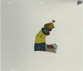 LITTLE GOLDEN BOOKLAND Orig Cel BEAMER LIGHTHOUSE A31