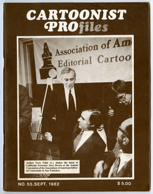CARTOONIST PROfiles #55 (1982) FANZINE AL HIRSCHFELD