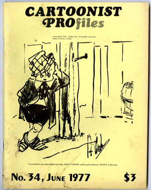 CARTOONIST PROfiles #34 (1977) FANZINE C.C. BECK  HOGARTH