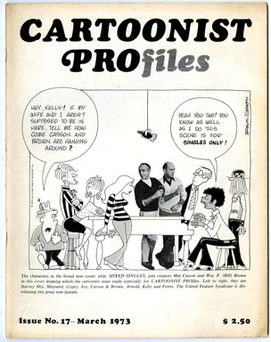 CARTOONIST PROfiles #17 (1973) FANZINE CHESTER GOULD