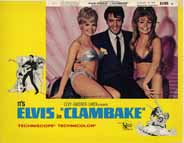 CLAMBAKE (1967) Lobby Card Set VF+!! ELVIS PRESLEY