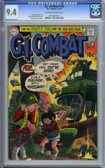 G.I. COMBAT #143 (1970) CGC NM 9.4 OWW Pgs - RUSS HEATH