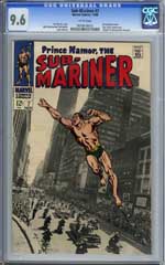 SUB-MARINER #7 (1968) CGC NM+ 9.6 WHT Pgs TIGER SHARK